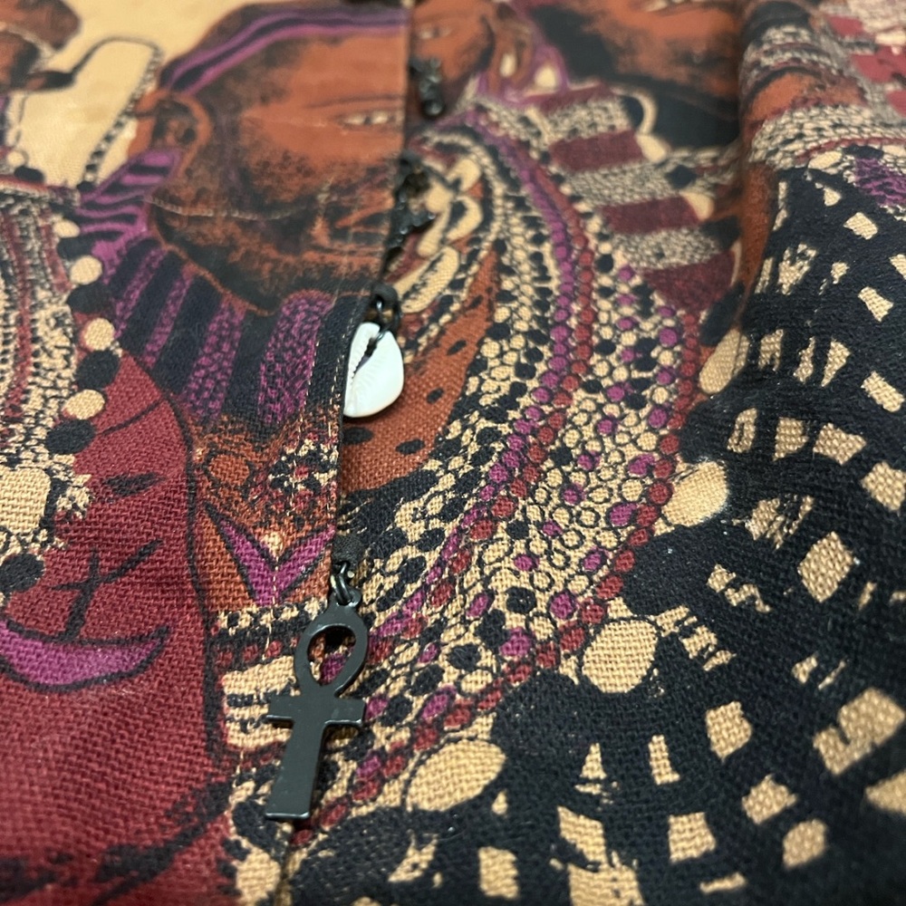 Vintage African Long Skirt Women's Size Attached On Photos - Picture 3 of 11